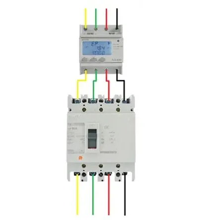 Din Rail Three Phase AC Power Meter