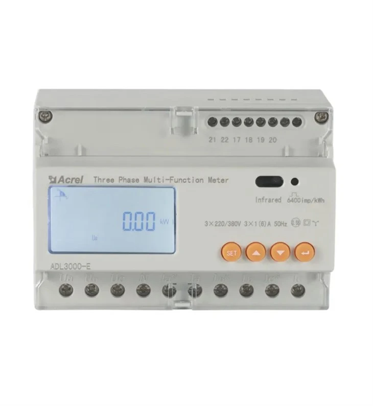 Þriggja fasa Din Rail Kwh Meter